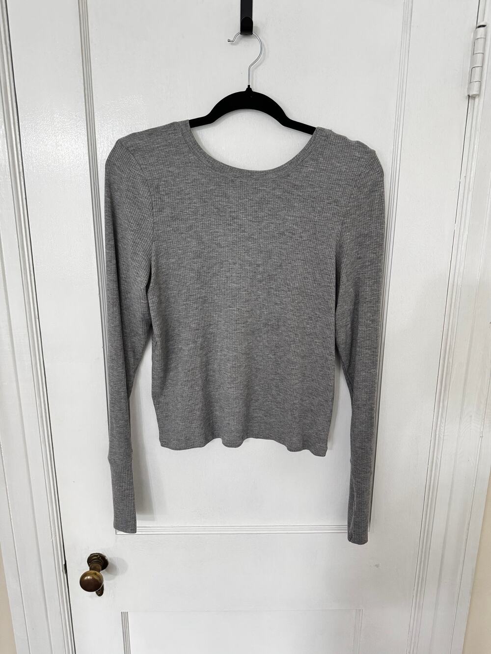 OFFLINE by Aerie Thumbs Up Ribbed Scoop Back T-Shirt